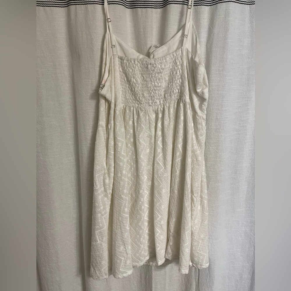White 1x forever 21 sundress